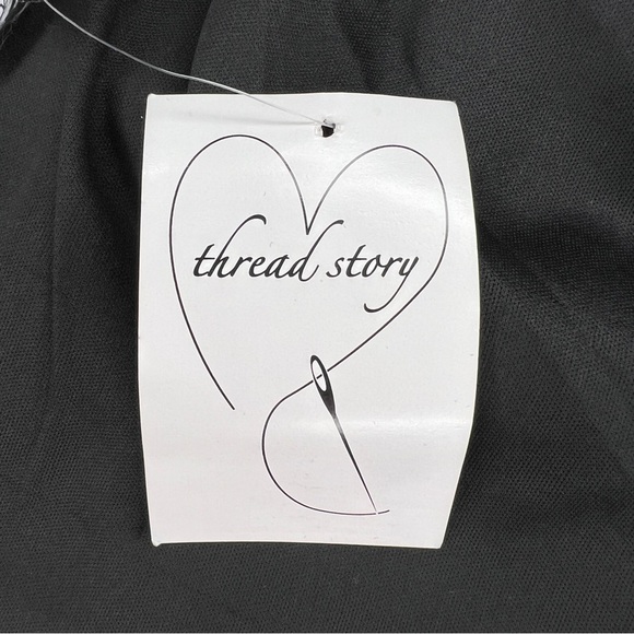 NEW 1X THREAD STORY BLACK FLORAL SATIN JUMPSUIT WIDE LEG  EVENT PARTY - Picture 14 of 16